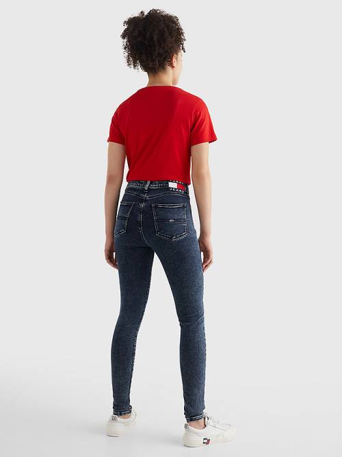 Tommy Hilfiger Sylvia High Rise Super Skinny Ženske Kavbojke Denim | TH352DTA