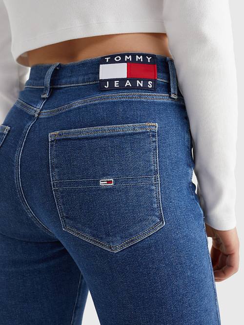 Tommy Hilfiger Sylvia High Rise Super Skinny Ženske Kavbojke Denim | TH438PBF