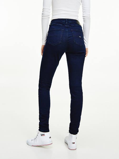 Tommy Hilfiger Sylvia High Rise Super Skinny Ženske Kavbojke Denim | TH493VMO