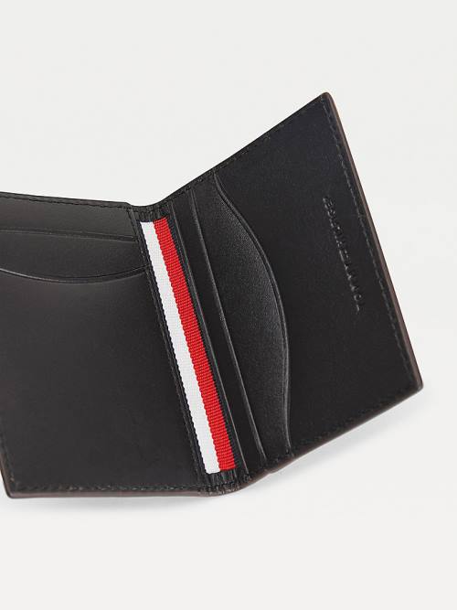 Tommy Hilfiger TH Business Bifold Leather Moški Denarnice Rjav | TH508BTE