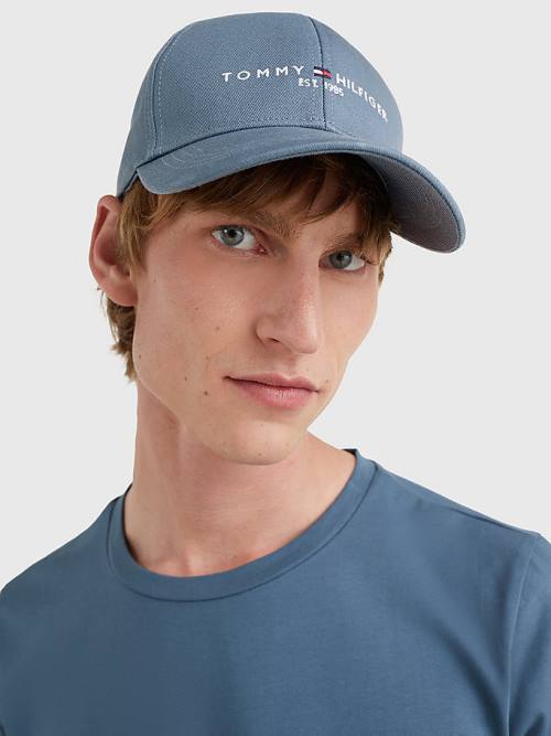 Tommy Hilfiger TH Established Baseball Cap Moški Kapa Modra | TH359FTA