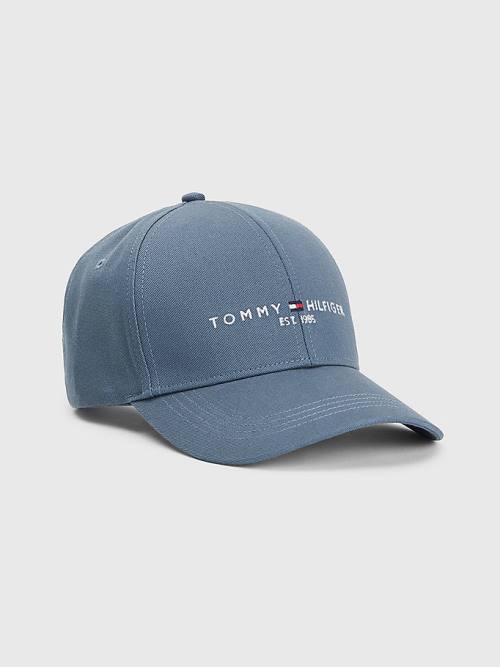 Tommy Hilfiger TH Established Baseball Cap Moški Kapa Modra | TH359FTA