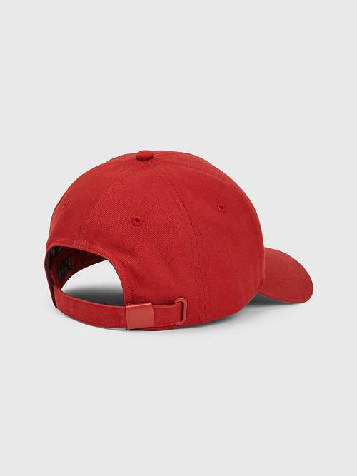 Tommy Hilfiger TH Established Baseball Cap Moški Kapa Rdeča | TH614WBP