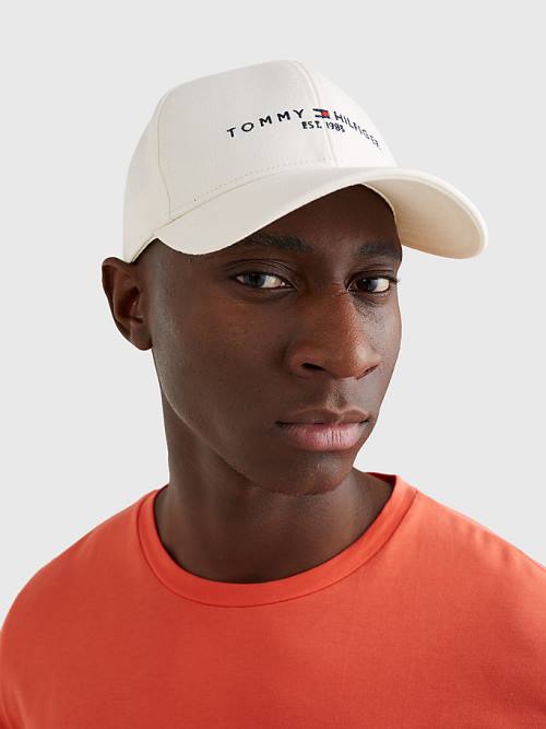 Tommy Hilfiger TH Established Baseball Cap Moški Kapa Bela | TH984MRH