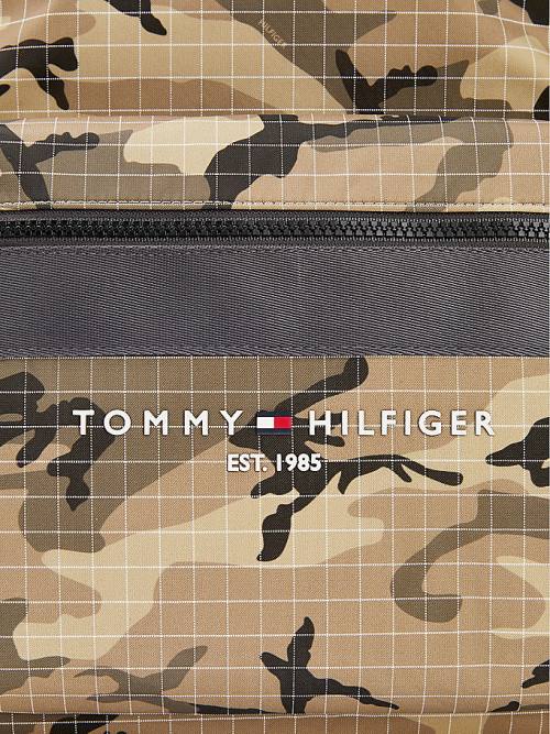 Tommy Hilfiger TH Established Camouflage Backpack Moški Torbice Zelena | TH378RPW