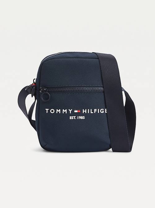 Tommy Hilfiger TH Established Small Reporter Moški Torbice Modra | TH509KTE