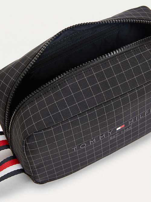 Tommy Hilfiger TH Established Water Repellent Washbag Moški Torbice Črna | TH459VAI