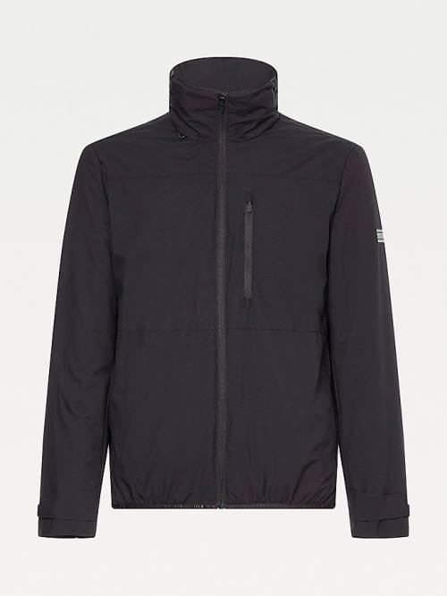 Tommy Hilfiger TH Tech Essential Hooded Moški Jakne Črna | TH286XVE