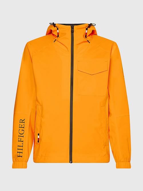 Tommy Hilfiger TH Tech Warm Hooded Moški Jakne Oranžna | TH458JMN