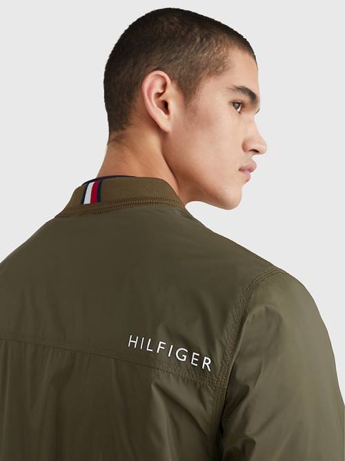 Tommy Hilfiger TH Warm Packable Insulated Bomber Moški Jakne Kaki | TH178YWU