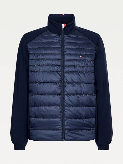 Tommy Hilfiger TH Warm Tech Padded Front Moški Jakne Modra | TH957MIZ