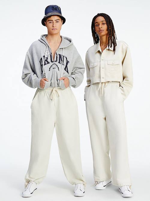 Tommy Hilfiger TOMMYXINDYA Lounge Trousers Ženske Pižama Bež | TH709ALM