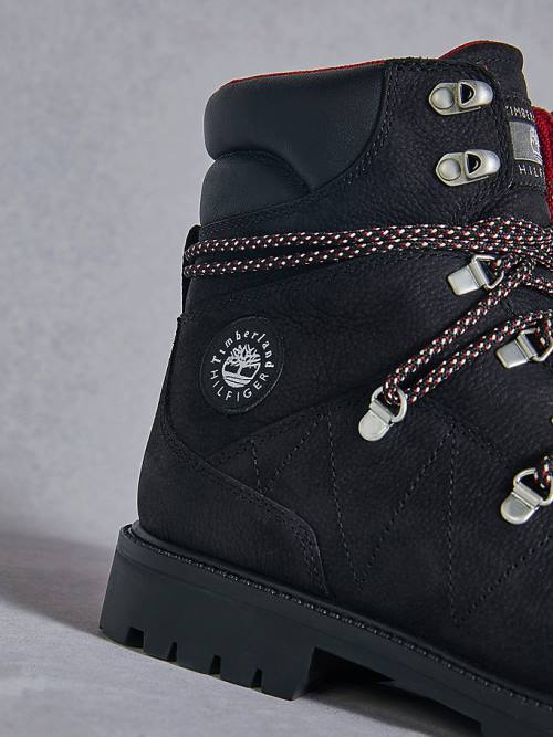 Tommy Hilfiger TOMMYXTIMBERLAND Waterproof Hiking Moški Škornji Črna | TH064TSA