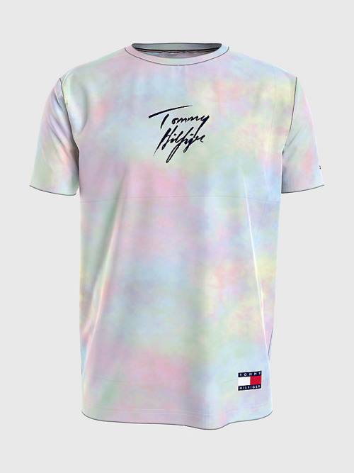 Tommy Hilfiger Tommy 85 Pastel Signature Logo Moški Pižama Bež | TH753WBG