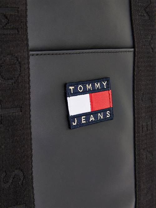 Tommy Hilfiger Tommy Badge Tote Ženske Torbice Črna | TH021HQX