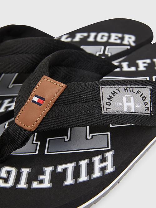 Tommy Hilfiger Tommy Beach Moški Sandali Črna | TH590ZWG