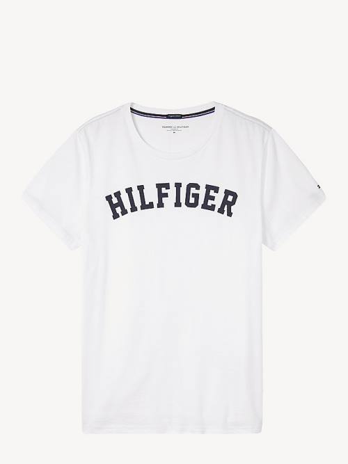 Tommy Hilfiger Tommy Hilfiger Logo Moški Pižama Bela | TH308TNF