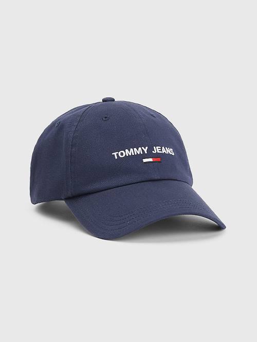 Tommy Hilfiger Tommy Jeans Flag Cap Moški Kapa Modra | TH956EOG