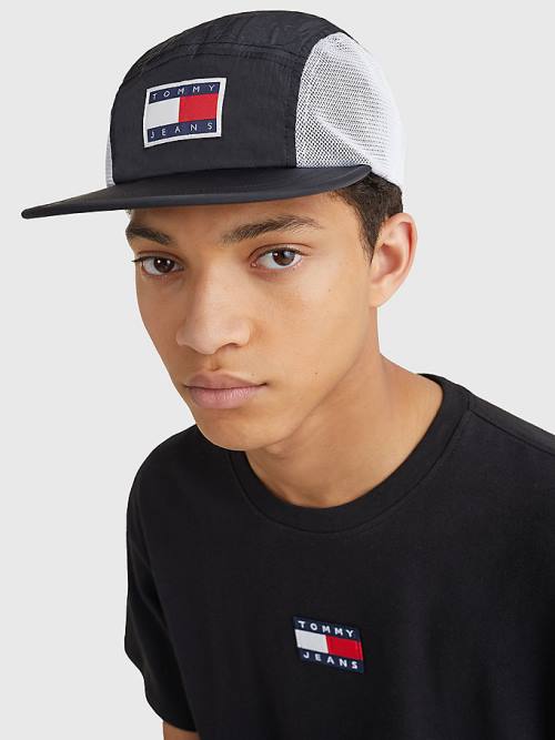 Tommy Hilfiger Travel Mesh Cap Moški Kapa Črna | TH460JKB