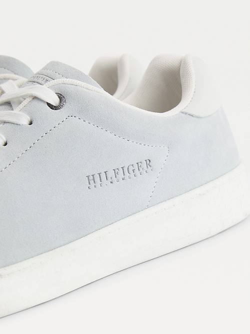 Tommy Hilfiger Undyed Suede Cupsole Court Moški Superge Bež | TH975XUF