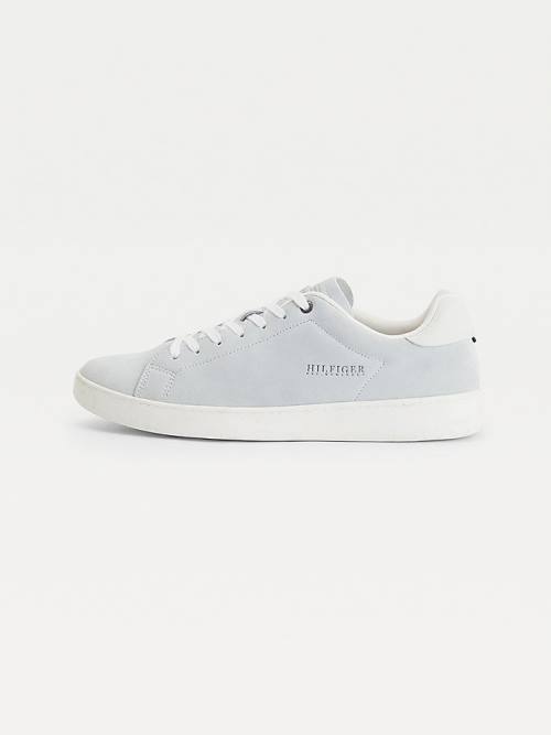 Tommy Hilfiger Undyed Suede Cupsole Court Moški Superge Bež | TH975XUF