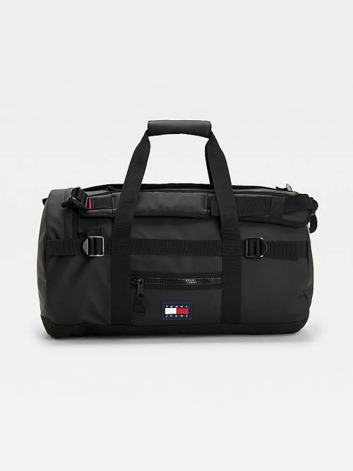 Tommy Hilfiger Urban Tommy Badge Two-Way Duffle Moški Torbice Črna | TH091EPZ