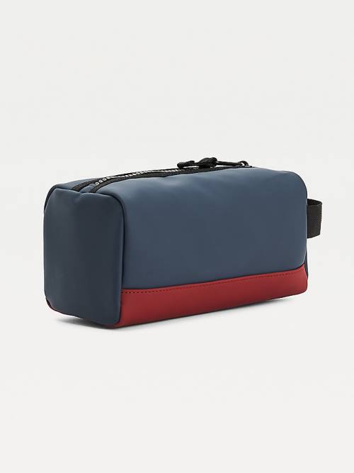 Tommy Hilfiger Urban Zipped Washbag Moški Torbice Modra | TH895UKI