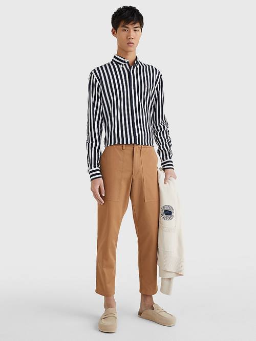 Tommy Hilfiger Utility Relaxed Fit Moški Hlače Rjav | TH421NWZ