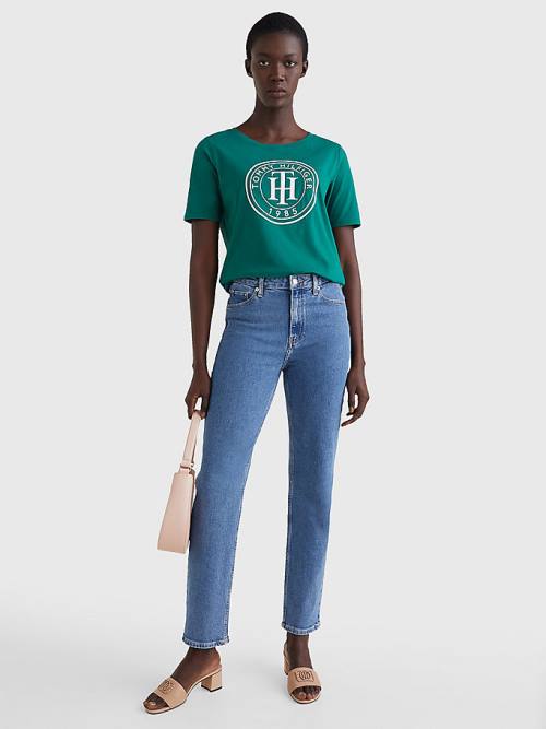 Tommy Hilfiger Venice Mid Rise Slim Faded Ženske Kavbojke Denim | TH862EPV