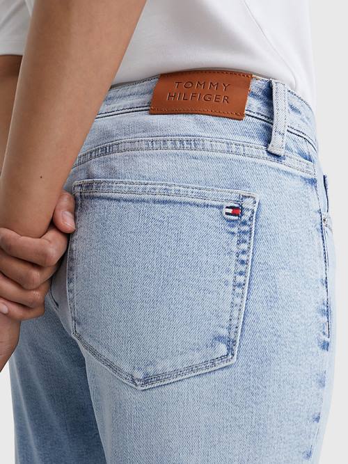 Tommy Hilfiger Venice Mid Rise Slim Ženske Kavbojke Denim | TH491XLW