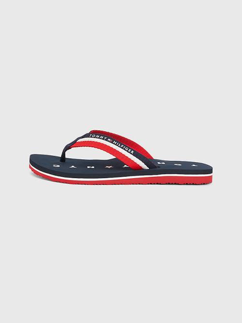 Tommy Hilfiger Webbing Beach Ženske Sandali Modra | TH237GCX