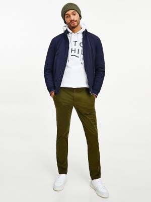 Tommy Hilfiger 1985 Essential Bleecker Slim Fit Chinos Moški Hlače Rjav | TH802DTA