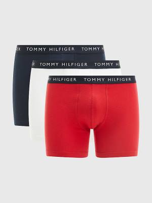 Tommy Hilfiger 3-Pack Logo Waistband Boxer Briefs Moški Spodnje Perilo Rjav | TH381WIT