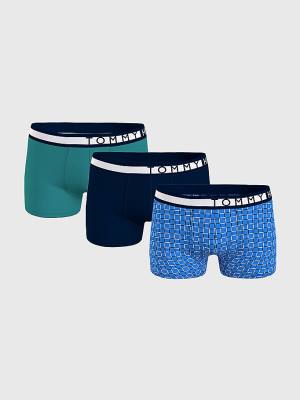 Tommy Hilfiger 3-Pack Logo Waistband Trunks Moški Spodnje Perilo Rjav | TH349KIF