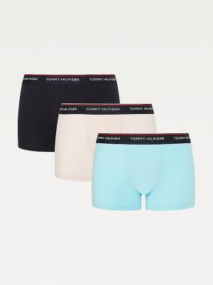 Tommy Hilfiger 3-Pack Premium Logo Waistband Trunks Moški Spodnje Perilo Vijolična | TH832HNL