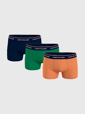 Tommy Hilfiger 3-Pack Premium Logo Waistband Trunks Moški Spodnje Perilo Rjav | TH918LST