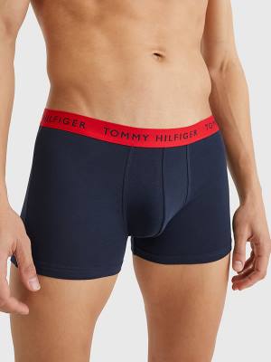 Tommy Hilfiger 3-Pack Repeat Logo Trunks Moški Spodnje Perilo Vijolična | TH638EXI