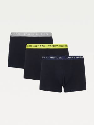 Tommy Hilfiger 3-Pack Repeat Logo Trunks Moški Spodnje Perilo Rjav | TH721YIB