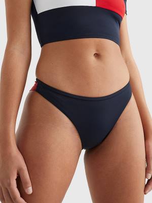 Tommy Hilfiger Brazilian Bikini Bottoms Ženske Kopalke Modra | TH896BUX