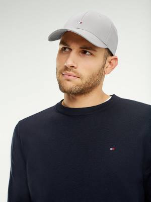 Tommy Hilfiger Classic Baseball Cap Moški Kapa Siva | TH089WCD