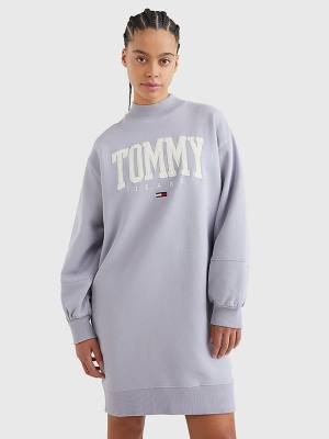 Tommy Hilfiger College Sweatshirt Ženske Obleke Vijolična | TH620YVH