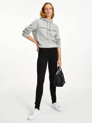 Tommy Hilfiger Como Heritage Skinny Fit Ženske Kavbojke Črna | TH295ZRV