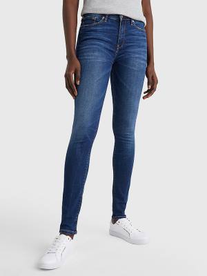 Tommy Hilfiger Como Heritage Skinny Fit Faded Ženske Kavbojke Denim | TH825WRU