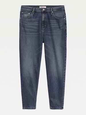 Tommy Hilfiger Curve Mom Ultra High Rise Tapered Faded Ženske Kavbojke Denim | TH035OBT