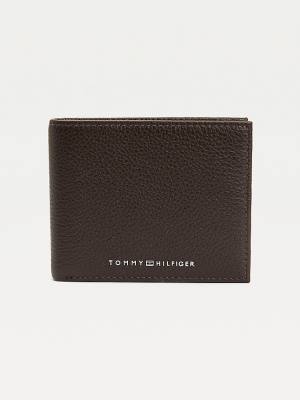 Tommy Hilfiger Downtown Small Leather Card Moški Denarnice Rjav | TH094ZRJ