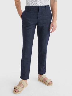 Tommy Hilfiger Elevated Side Tape Tapered Moški Hlače Modra | TH395FZJ