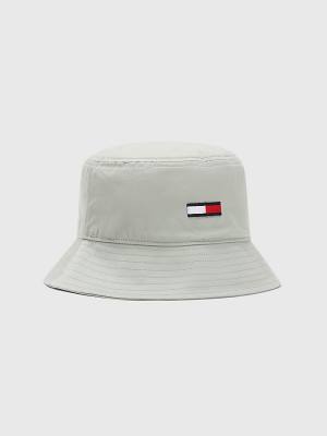 Tommy Hilfiger Embroidery Bucket Moški Kapa Siva | TH734WNF