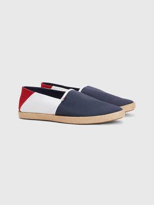 Tommy Hilfiger Essential Espadrilles Moški Casual Čevlji Modra | TH651MPL