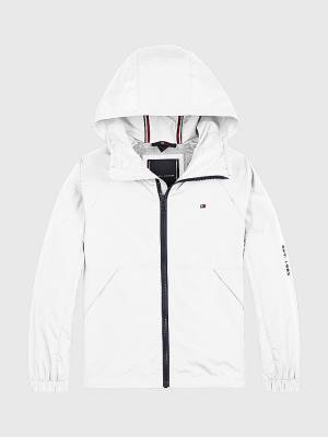 Tommy Hilfiger Essential Hooded Fantje Jakne Bela | TH360HJA