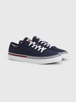 Tommy Hilfiger Essential Low-Cut Moški Superge Modra | TH790ZFL